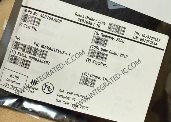 Chip mạch tích hợp MAX6816EUS Bộ khử nhiễu công tắc CMOS đơn được bảo vệ ESD 15kV