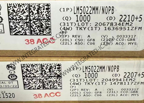 Chip mạch tích hợp LM5022MM, Bộ điều khiển phía thấp 60V cho Boost và SEPIC