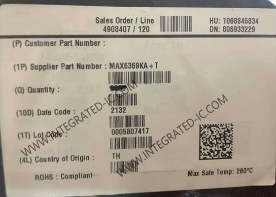 Mạch tích hợp MAX6369KA Chip Mạch giám sát Bộ định thời gian Watchdog có thể chọn chân