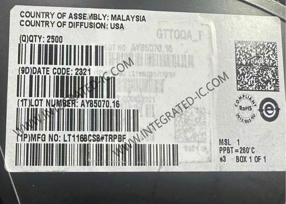 LT1168CS8 Chip mạch tích hợp 400kHz Thiết bị khuếch đại SOIC8 IC khuếch đại