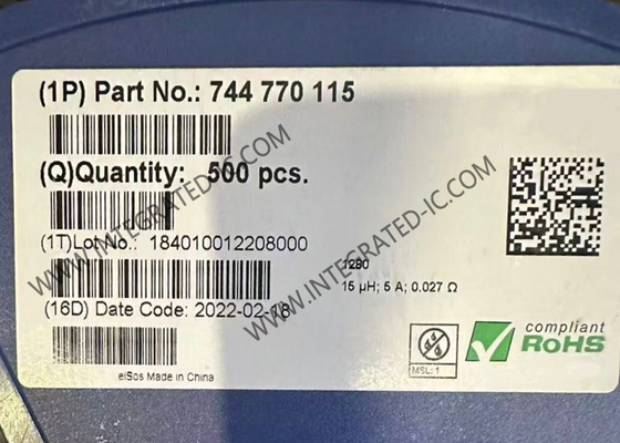 744770115 Chip mạch tích hợp 5A Power Inductor 15uH Wirewound Inductor