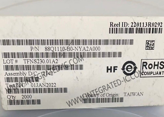 88Q1110-B0-NYA2A000 IC Ethernet 1.25 Gbps Ethernet ô tô công suất thấp