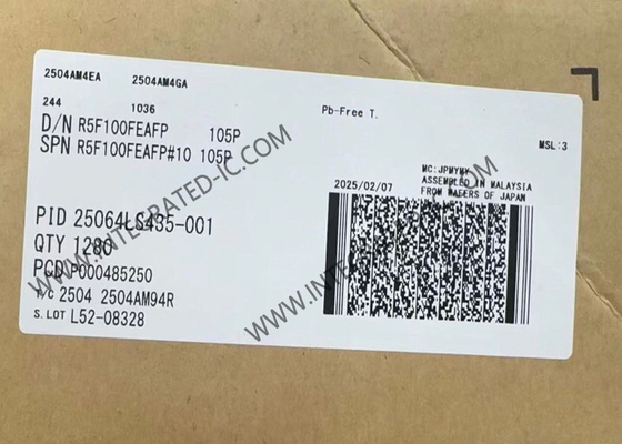 R5F100FEAFP Máy vi điều khiển MCU 32MHz RL78/G13 Máy vi điều khiển IC 16Bit MCU LQFP44