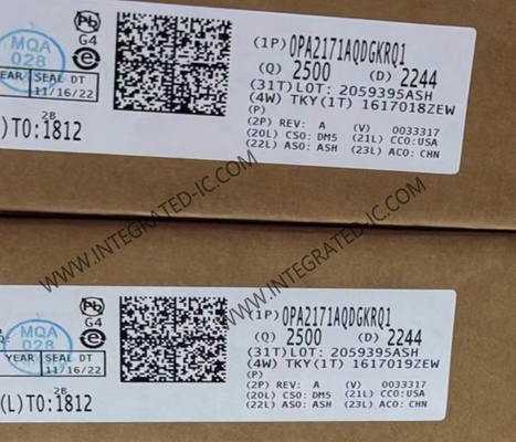 OPA2171AQDGKRQ1 Chip mạch tích hợp ô tô kép 36V 3MHz Lượng tăng cường hoạt động thấp