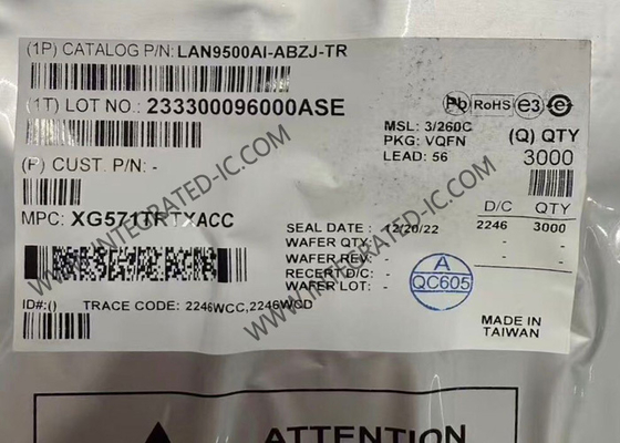 LAN9500AI-ABZJ Ethernet IC Chip đơn USB 2.0 Tốc độ cao sang Bộ điều khiển Ethernet 10/100
