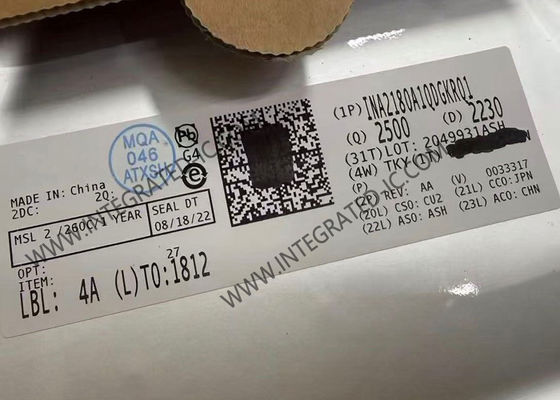 INA2180A1QDGKRQ1 Chip mạch tích hợp 350kHz Bộ khuếch đại cảm biến dòng VSSOP8