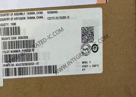 ADUC7023BCBZ62I Máy vi điều khiển MCU 44MHz 62KB Flash ARM7 MicroConverter WLCSP-36