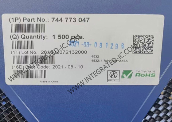 744773047 Chip Mạch Tích Hợp Cuộn cảm điện 4.7µH Cuộn cảm nguồn 1.82A Cuộn cảm dây