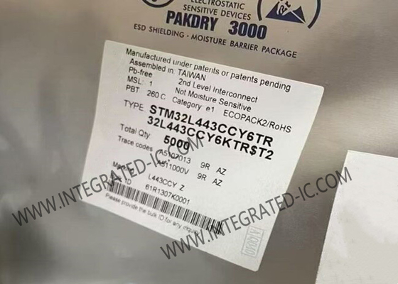 Vi điều khiển STM32L443CCY6TR MCU 80MHz 32Bit Vi điều khiển Arm Cortex M4 MCU