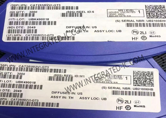 CAT25M02VI-GT3 Memory IC Chip 2Mbit EEPROM Serial Memory IC với giao diện SPI