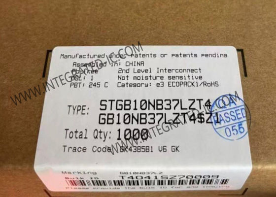 STGB10NB37LZT4 Chip mạch tích hợp 10A 410V Đường băng IGBT được kẹp bên trong TO-263-3
