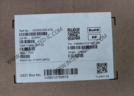 GD32E230C8T6 Máy điều khiển vi mô MCU Máy điều khiển vi mô 32 bit 72MHz ARM Cortex M23 MCU