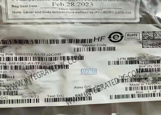 88E6352-A1-TFJ2C000 Ethernet IC 7-Port Unmanaged AVB Switch với Ethernet tiết kiệm năng lượng