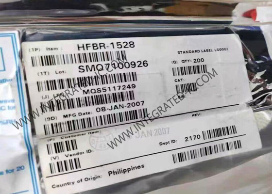 Chiếc chip mạch tích hợp HFBR-1528 Liên kết đa năng Máy phát quang sợi quang cho 1 mm POF