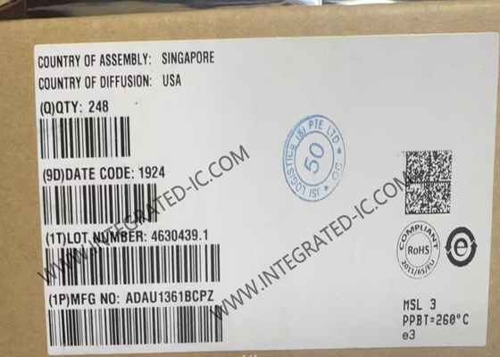 ADAU1361BCPZ Integrated Circuit Chip Stereo Low Power 96 kHz 24-Bit Audio Codec Với PLL tích hợp