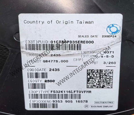 Vi điều khiển FS32K116LFT0VFMR MCU 32-Bit 48MHz ARM Cortex -M0+ S32K