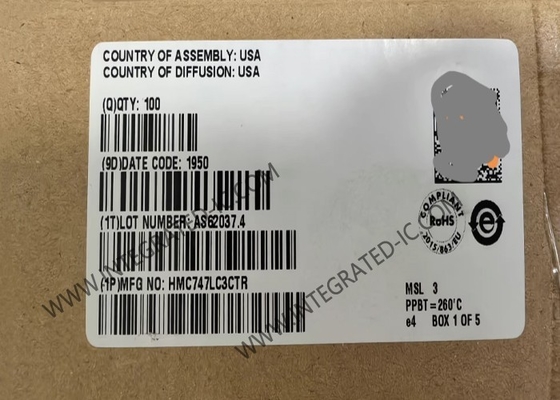 Chip mạch tích hợp HMC747LC3CTR 13Gbps Thiết bị logic SMT16 kiểu Flip-Flop D