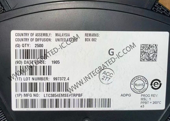 LTC3854EMSE 	Chip Mạch Tích Hợp Bộ Điều Khiển DC/DC Chuyển Mạch Hạ Áp Đồng Bộ Hiệu Suất Cao