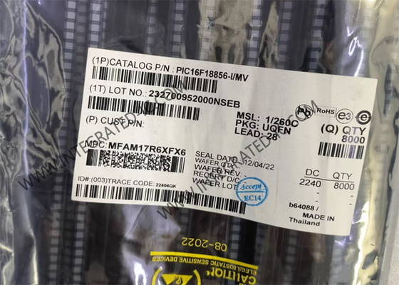 PIC16F18856-I/MV 	Vi điều khiển MCU 32MHz Vi điều khiển 8-Bit IC PIC XLP 16F MCU