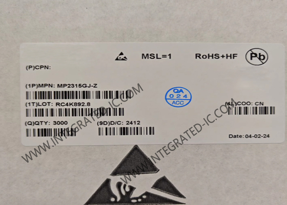 Chip mạch tích hợp MP2315GJ 3A 24V Bộ chuyển đổi hạ áp đồng bộ TSOT-23-8