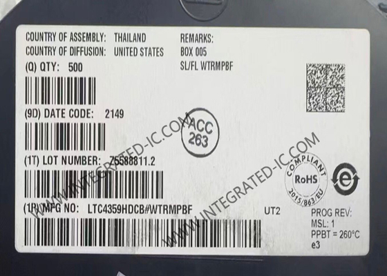 Chip mạch tích hợp LTC4359HDCB Bộ điều khiển diode lý tưởng 4V đến 80V DFN6