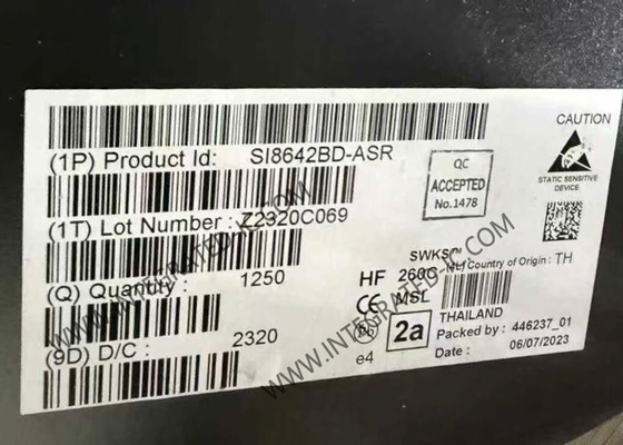 Chip Mạch Tích Hợp SI8642BD-ASR Bộ Cách Ly Kỹ Thuật Số Bốn Kênh Công Suất Thấp 150Mbps