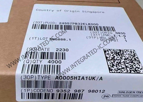 A0005HIA1UK mạch tích hợp chip bộ sạc trình điều khiển chip BGA gói