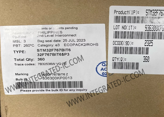 STM32F767BIT6 Microcontroller MCU Hiệu suất cao ARM Cortex M7 Microcontroller IC