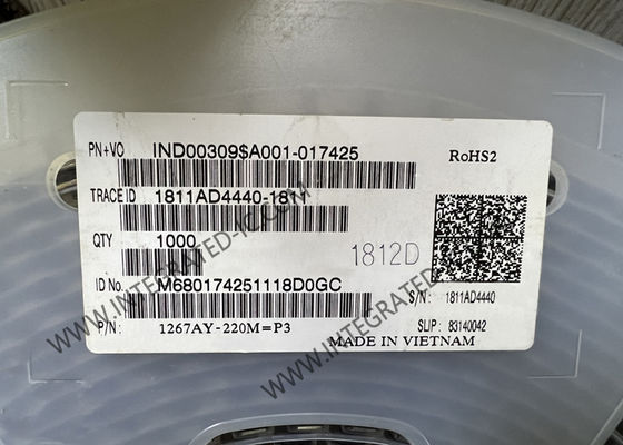 1267AY-220M=P3 Chiếc mạch tích hợp chip dây Ferrite Inductor 2.3A cố định