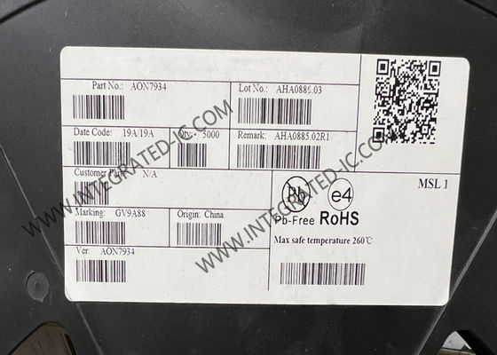 AON7934 Chip mạch tích hợp 30V Transistor MOSFET N-Channel Asymmetric kép