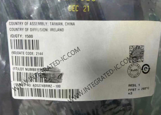 Chip Mạch Tích Hợp AD5274BRMZ-100 Chiết Áp Số DigiPOT 256-Vị Trí