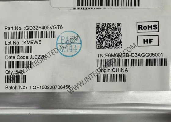 Vi điều khiển GD32F405VGT6 MCU 168MHz Arm Cortex-M4 32-Bit MCU LQFP-100