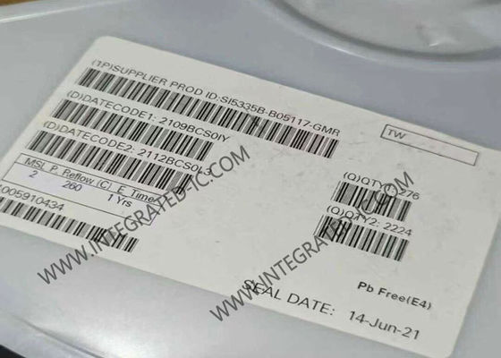 SI5335B-B05117-GMR IC tạo xung bốn kênh 200MHz với độ trễ thấp cho đồng bộ hóa chính xác