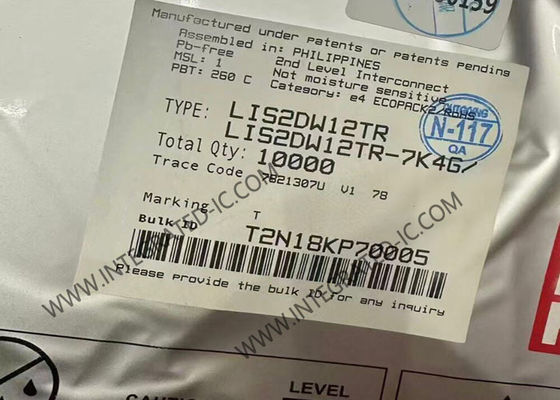 LIS2DW12TR Sensor IC Hiệu suất cao cực thấp-Power 3-Axis Accelerometer LGA-12