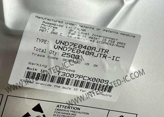 VND7E040AJTR Chip mạch tích hợp kênh kép trình điều khiển phía trên với phản hồi tương tự cảm biến hiện tại