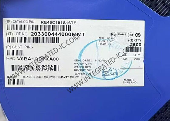 RE46C191S16TF Bộ cảm biến IC điện áp thấp Bộ dò khói quang điện có thể lập trình ASIC