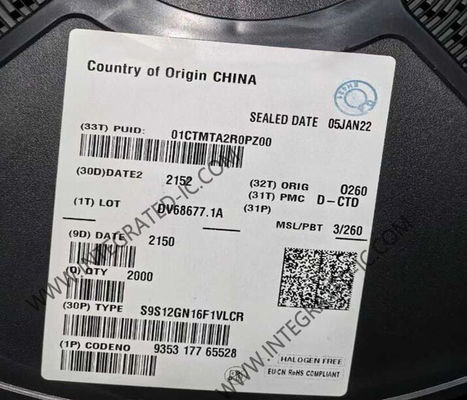 Vi điều khiển MCU HCS12 16-Bit S9S12GN16F1VLCR với tốc độ 25MHz và bộ nhớ chương trình 16 kB trong gói LQFP32