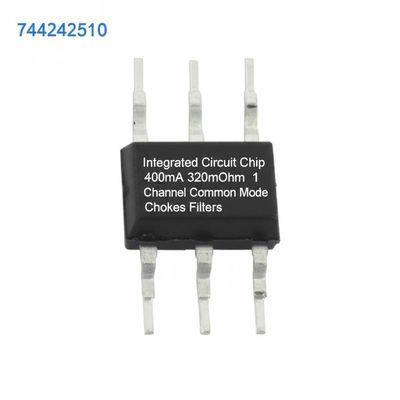 744242510 Chip Mạch Tích Hợp 400mA 320mOhm 1 Kênh Bộ Lọc Choke Chế Độ Chung cho Ứng Dụng Dòng Điện Cao