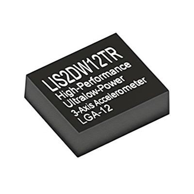 LIS2DW12TR Sensor IC Hiệu suất cao cực thấp-Power 3-Axis Accelerometer LGA-12