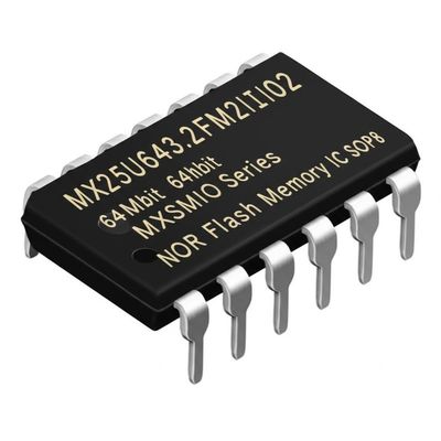 IC bộ nhớ Flash NOR MX25U6432FM2I02 64Mbit với Giao diện SPI 133 MHz trong Gói SOP8
