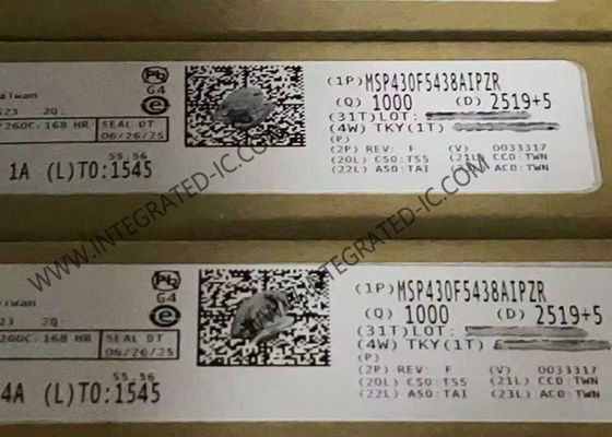 Vi điều khiển MSP430F5438AIPZR MCU hiệu suất cao 16-Bit 25MHz