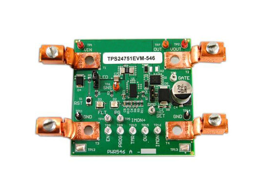 TPS24751EVM-546 Mô-đun đánh giá Bộ điều khiển Hot Swap 10A Embedded Solutions TPS24751 eFuse