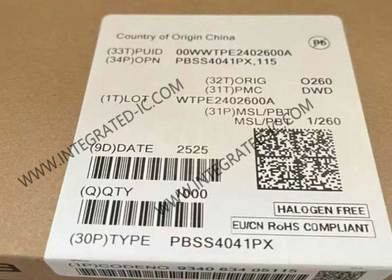 Chip mạch tích hợp BJT PNP PBSS4041PX 60V 5A VCEsat thấp trong gói SOT89