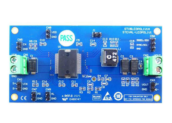 Bảng đánh giá Bộ điều chỉnh chuyển mạch đồng bộ nguyên khối 5A cho Giải pháp nhúng STEVAL-LEOPOL1V1