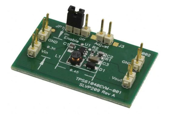 TPS61040EVM-001 Giải pháp nhúng 20mA 3V đến 5V Boost Converter Evaluation Module