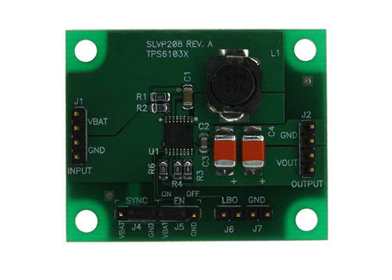 TPS61030EVM-208 Giải pháp nhúng 5V 1A DC/DC Step Up Converter Board Evaluation