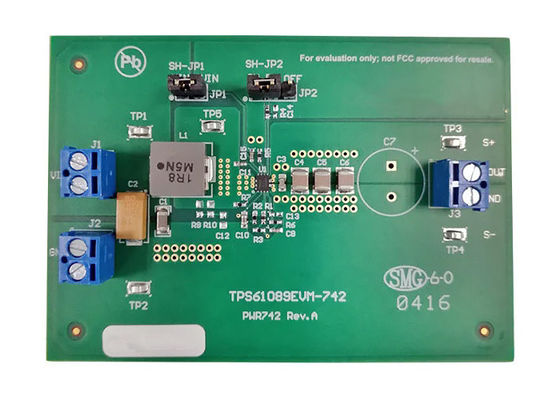 TPS61089EVM-742 Giải pháp nhúng 7A 3V đến 5V Boost Converter Evaluation Module