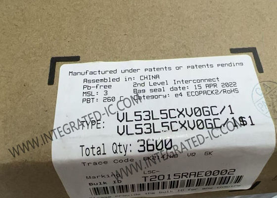 VL53L5CXV0GC cảm biến IC 2.8V đến 3.3V Thời gian bay cảm biến gần