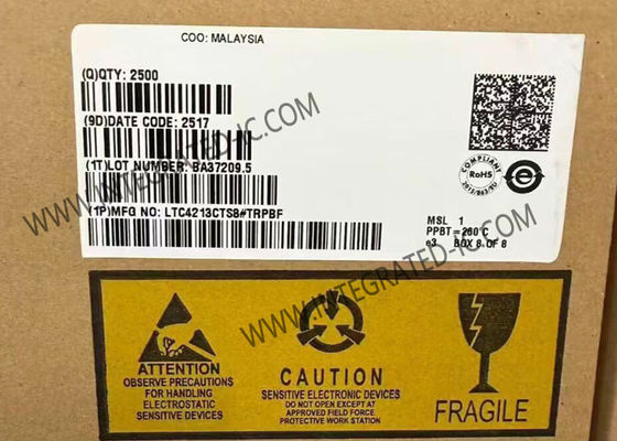 LTC4213CTS8 Integrated Circuit Chip Electronic Circuit Breaker with 1.6 mA Current Rating 2.3 VDC to 6 VDC Voltage Rating and 1 Pole