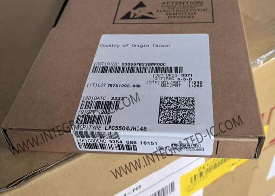 LPC5504JHI48 Microcontroller MCU 32-Bit Arm Cortex-M33 với 8 MB Flash 45 pin GPIO và 128 bit UUID